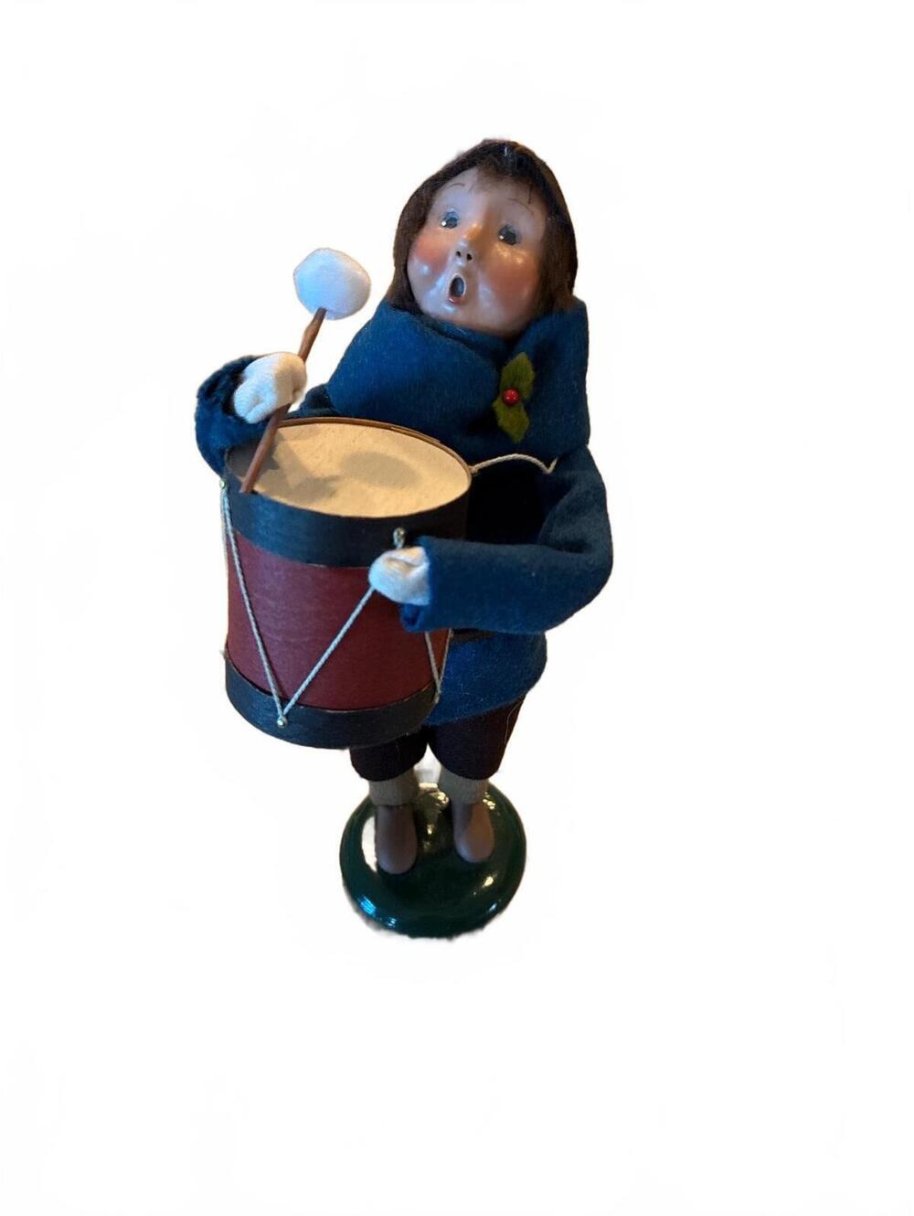 Vintage 2004 Byers Choice Carolers drummer boy figurine